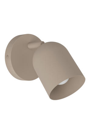 Tilston Spot - E14 - 12 cm - Zandkleur/Beige/Crème - Kantelbaar  
