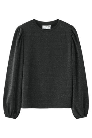 blousetop zwart met glitter