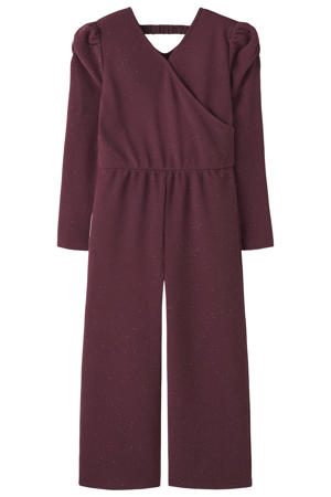 jumpsuit donkerrood