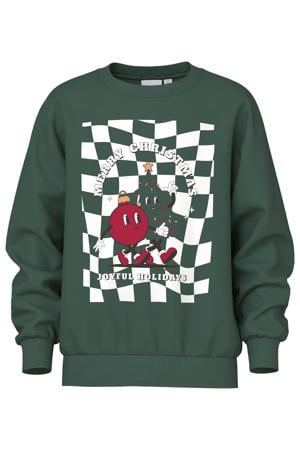 kerstsweater donkergroen