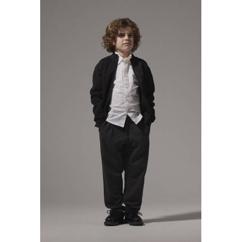 NAME IT KIDS sweatvest zwart Effen - maat 134/140 | Vest van NAME IT afbeelding