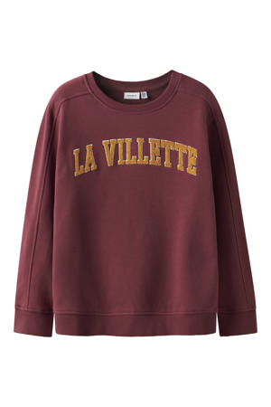 sweater roodbruin