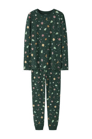 kerstpyjama groen