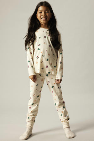 kerstpyjama ecru