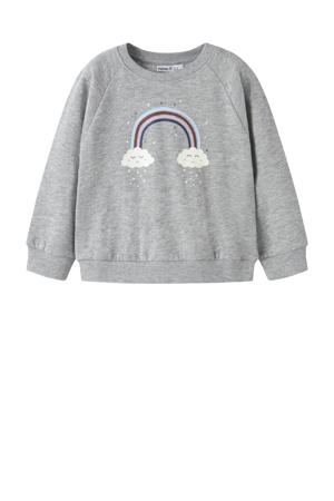 sweater grijs melange