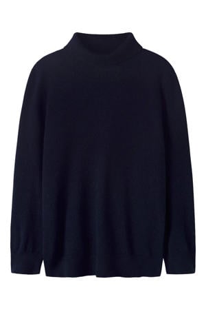 coltrui fijn gebreid marineblauw