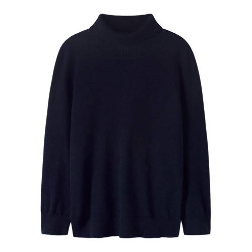 NAME IT MINI coltrui fijn gebreid marine Blauw Effen - maat 98 afbeelding