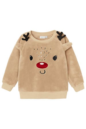 teddy sweater lichtbruin
