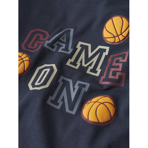 NAME IT MINI longsleeve Blauw Jongens Stretchkatoen Ronde hals Printopdruk - maat 92 afbeelding