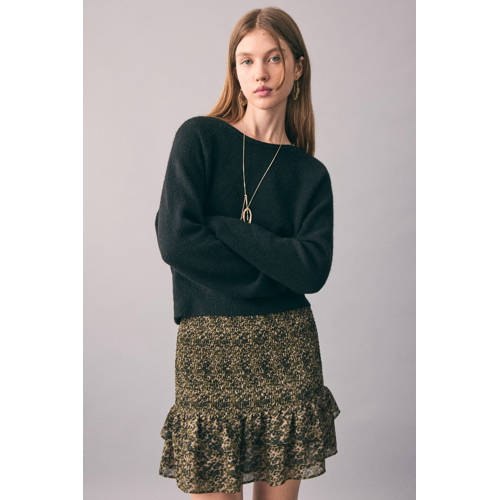 MANGO TEEN strokenrok groen Meisjes Polyester All over print - maat 164(S) afbeelding