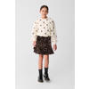 Shoeby oversized sweater met stippen ecru