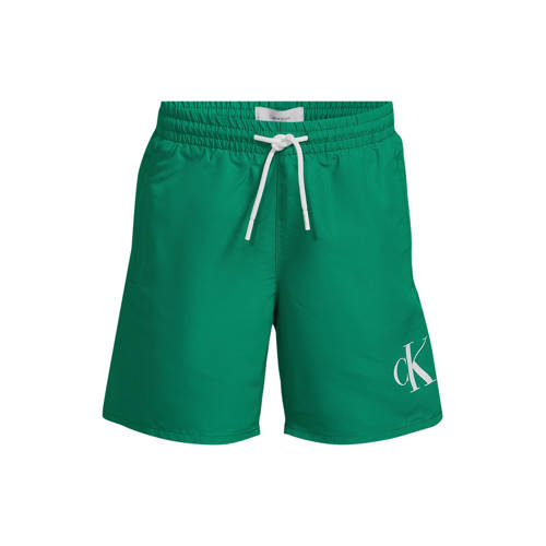 Calvin Klein zwemshort groen Jongens Polyester Logo - maat 128/140 afbeelding