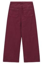 thumbnail: Sissy-Boy high waist wide leg jeans donkerrood