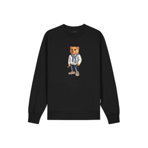 Baron Filou Honeygang sweater zwart Printopdruk - maat 152-164 afbeelding