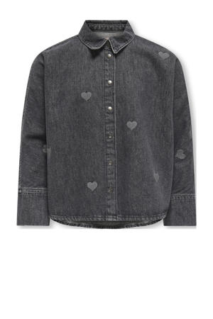 denim blouse black denim