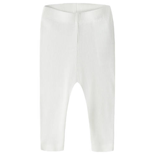 NAME IT BABY skinny babybroek Legging Wit Jongens/Meisjes Katoen Effen - maat 86 afbeelding