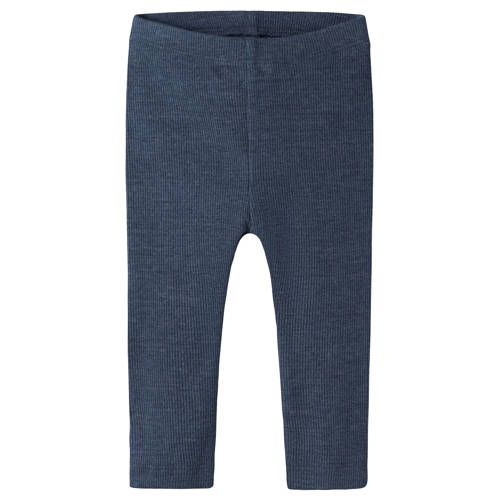 NAME IT BABY skinny babybroek donkerblauw Legging Paars Jongens/Meisjes Katoen - maat 56 afbeelding