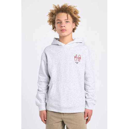 America Today hoodie lichtgrijs Sweater Effen - maat 134/140 afbeelding