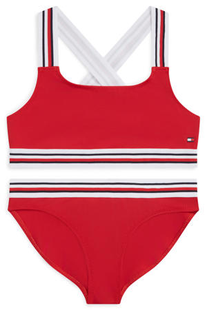 crop bikini rood