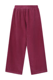 thumbnail: Sissy-Boy corduroy wide leg casual broek donkerrood
