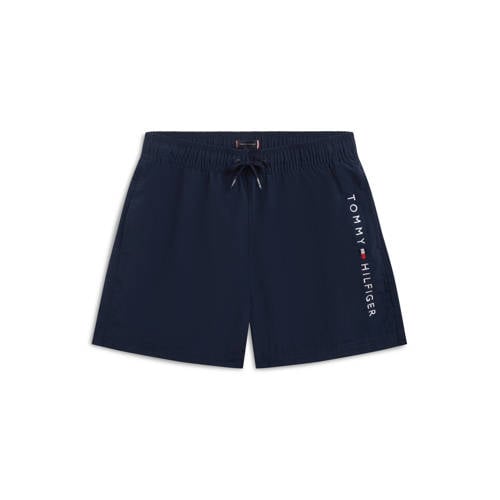 Tommy Hilfiger zwemshort donkerblauw Jongens Nylon Logo - maat 164/176 afbeelding