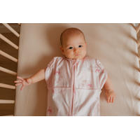 thumbnail: Puckababy The Original Mini inbakerslaapzak 3-6 mnd  Light rosé /Swans