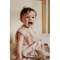 thumbnail: Puckababy The Bag 4-seizoenen slaapzak 6 mnd- 2,5 jr Beige/hazel stripes