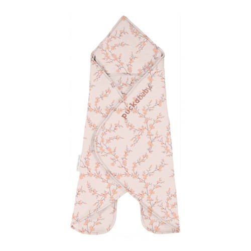 Puckababy Newborn wikkeldeken The Gogo 0-7 mnd Rosé/blossom Bloemen afbeelding