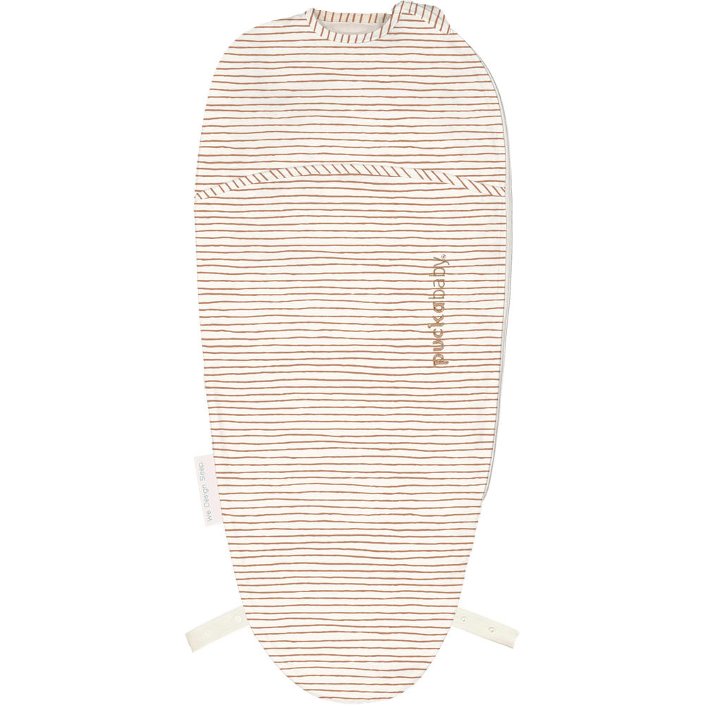 Puckababy The Original Piep inbakerslaapzak 0-3 mnd Beige/hazel stripes
