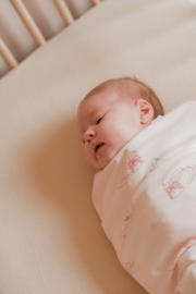 thumbnail: Puckababy The Original Piep inbakerdoek 0-3 mnd Light rosé /Swans