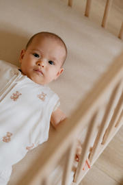 thumbnail: Puckababy The Bag Newborn baby slaapzak 0-6 mnd Ecru/Teddy bear