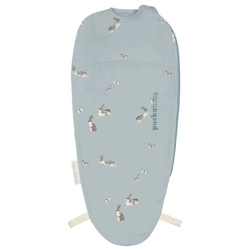 Puckababy The Original Piep inbakerslaapzak 0-3 mnd Blauw/Multicolor Inbakerdoek afbeelding