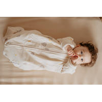 thumbnail: Puckababy winterbabyslaapzak met print 0-6 maanden - ecru