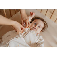 thumbnail: Puckababy winterbabyslaapzak met print 0-6 maanden - ecru