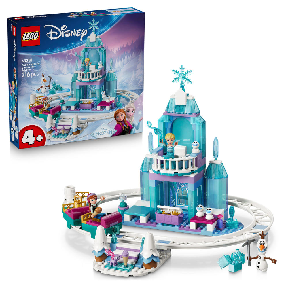 LEGO Disney Elsa's IJskasteel en Sneeuwrit Set 43281