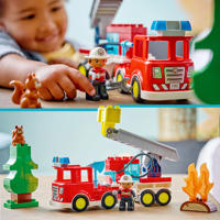 thumbnail: LEGO DUPLO Brandweertruck met Slang en Brandweerman Speelgoed 10473