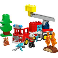 thumbnail: LEGO DUPLO Brandweertruck met Slang en Brandweerman Speelgoed 10473