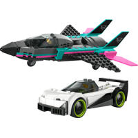 thumbnail: LEGO City Straalvliegtuig vs. sportauto 60489