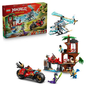 Ninjavoertuigen bij de boomhut 71857
