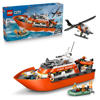 LEGO City Kustwacht reddingsboot met helikopter 60504