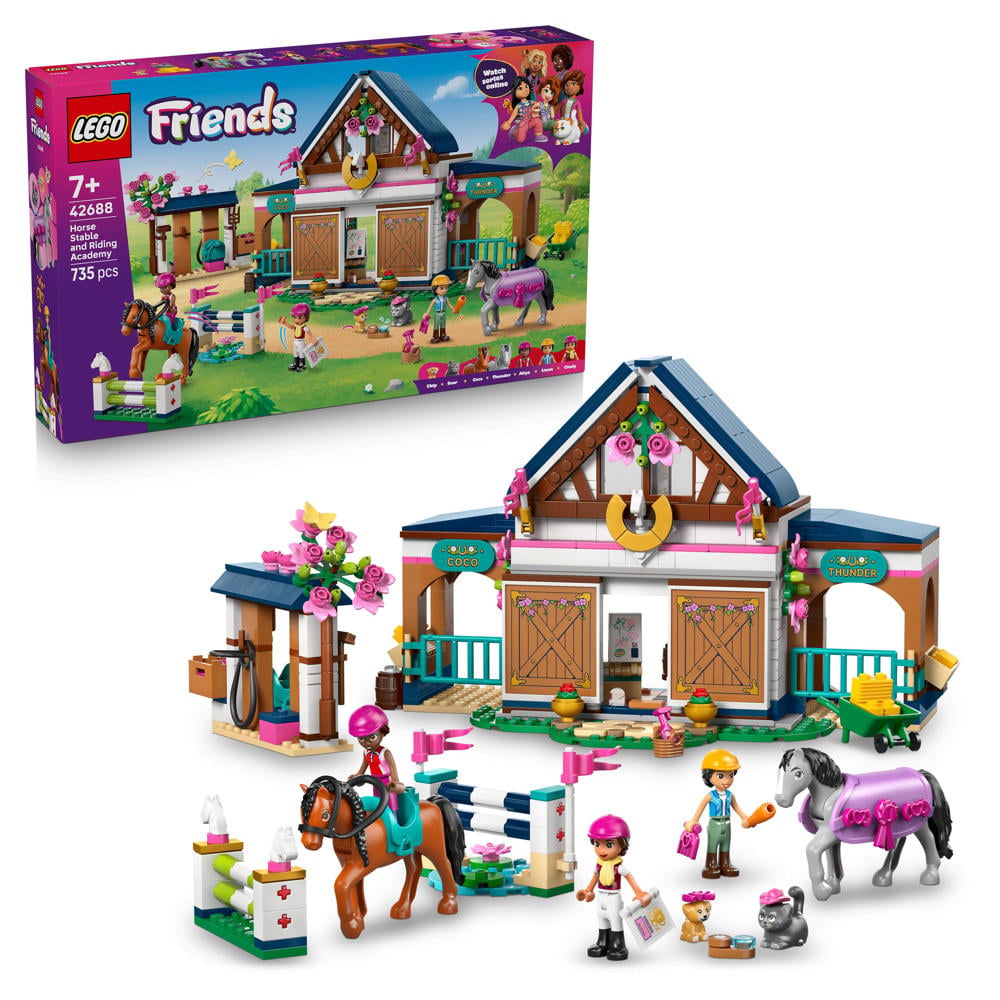 LEGO Friends Paardenstal en Manege Paard Speelgoed voor Kinderen 42688