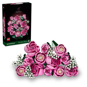 Roze Rozenboeket Bouwpakket 10374 