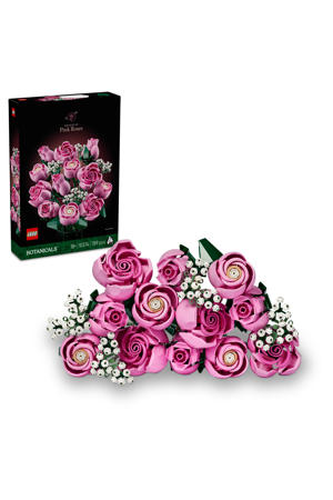 Roze Rozenboeket Bouwpakket 10374 