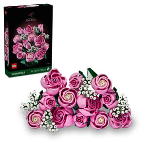 Roze Rozenboeket Bouwpakket 10374
