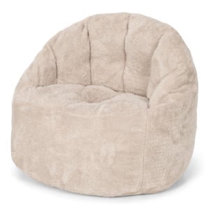 Kids chair soft beige