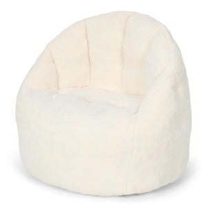 Kids chair soft white