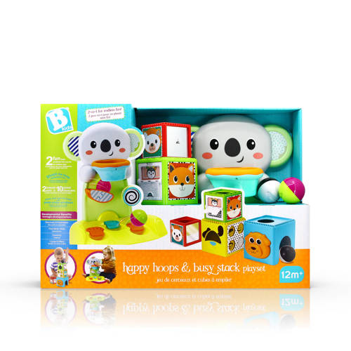B-kids Vrolijke Hoepels & Drukke Stapelspeelset | Speelset van B-kids afbeelding