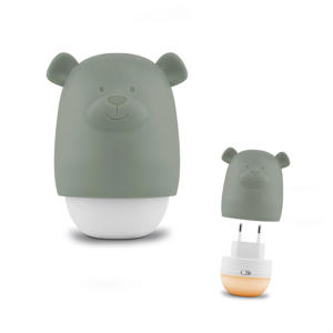 Nightlight Benny the bear Green