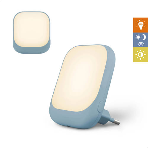 Zazu Socket Light Blue Nachtlampje | Nachtlampje van Zazu