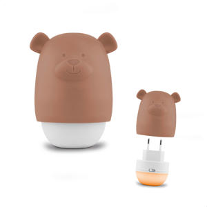 Nightlight Benny the bear Brown